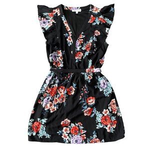 DR2 Floral Ruffle Dress